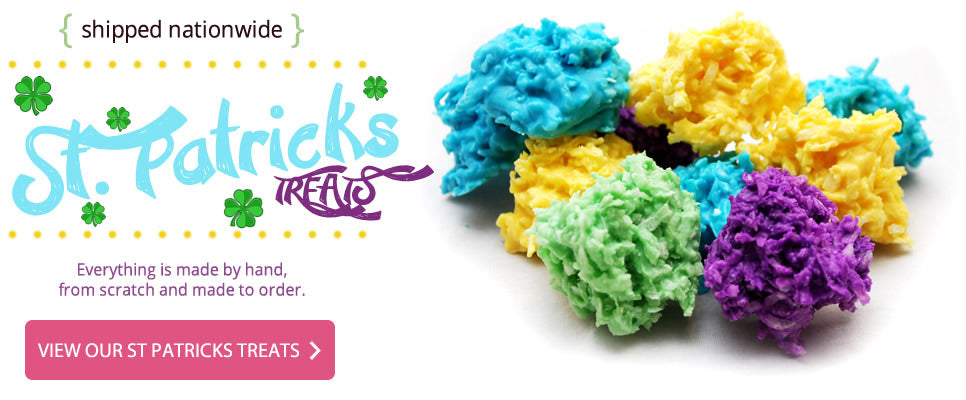 St Patricks Day Treats and gifts and treats delivered nationwide